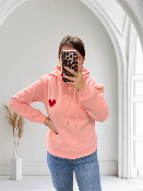 Sweat rose coeur