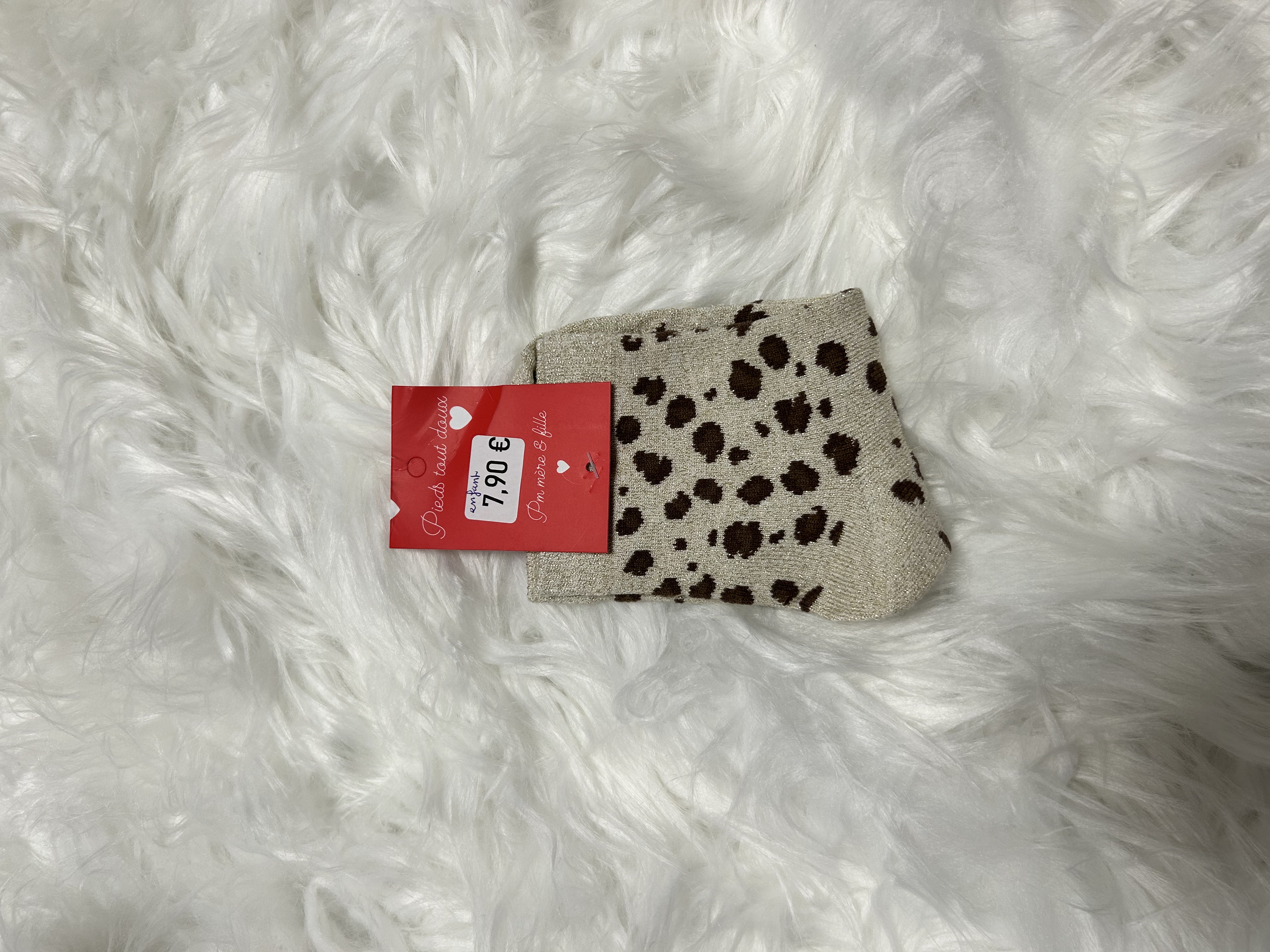 Chaussette léopard enfant 