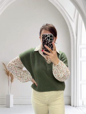 Pull sans manche Câline