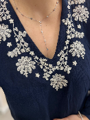 Blouse bleue Julie 