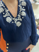 Blouse bleue Julie 