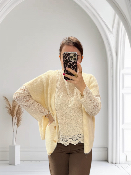 Pull sans manche Anaé beige 