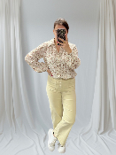 Pantalon velours beige 