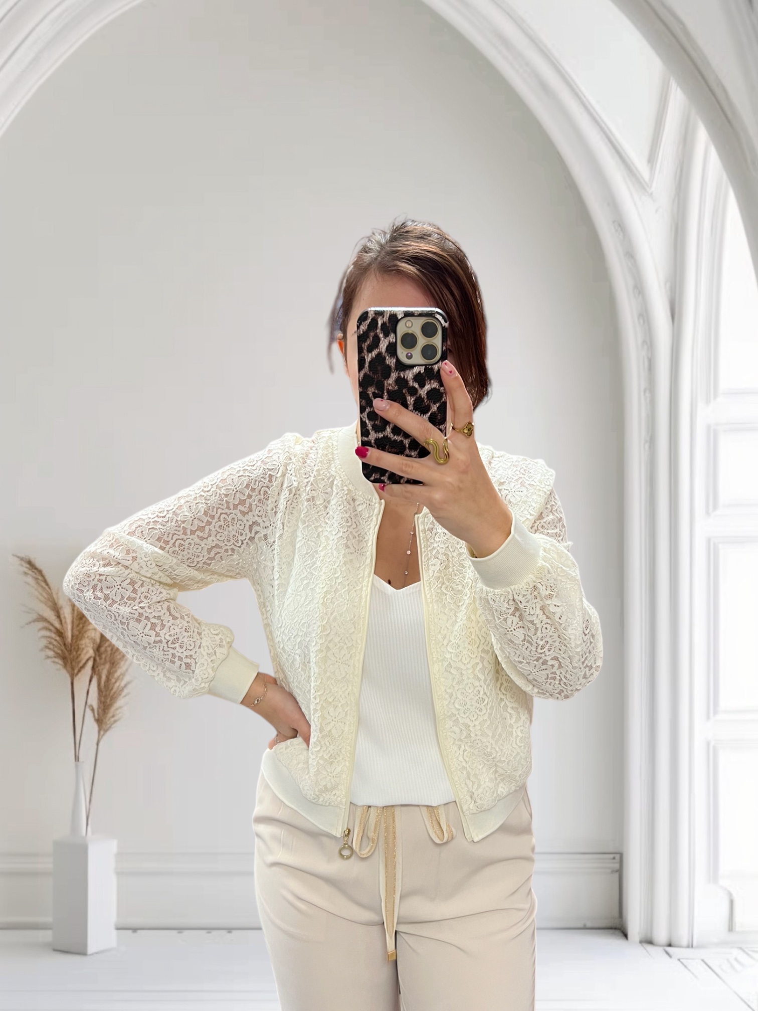 Gilet dentelle 