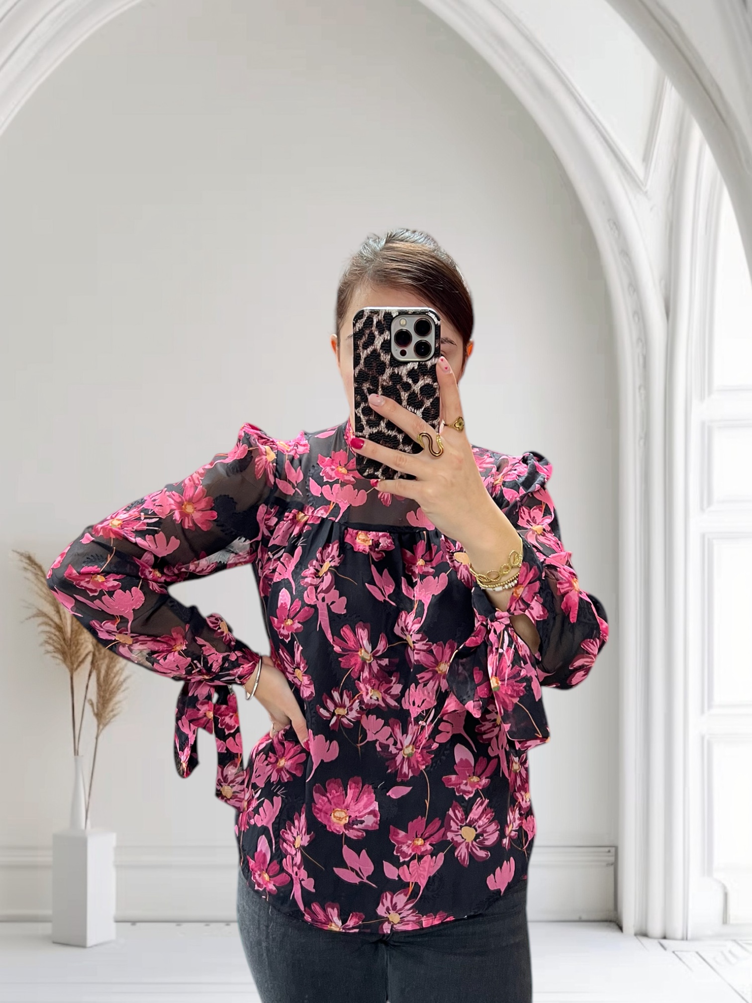 Blouse fleurie Coralie 