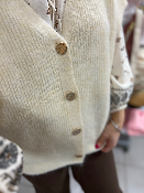 Pull sans manche Anaé beige 