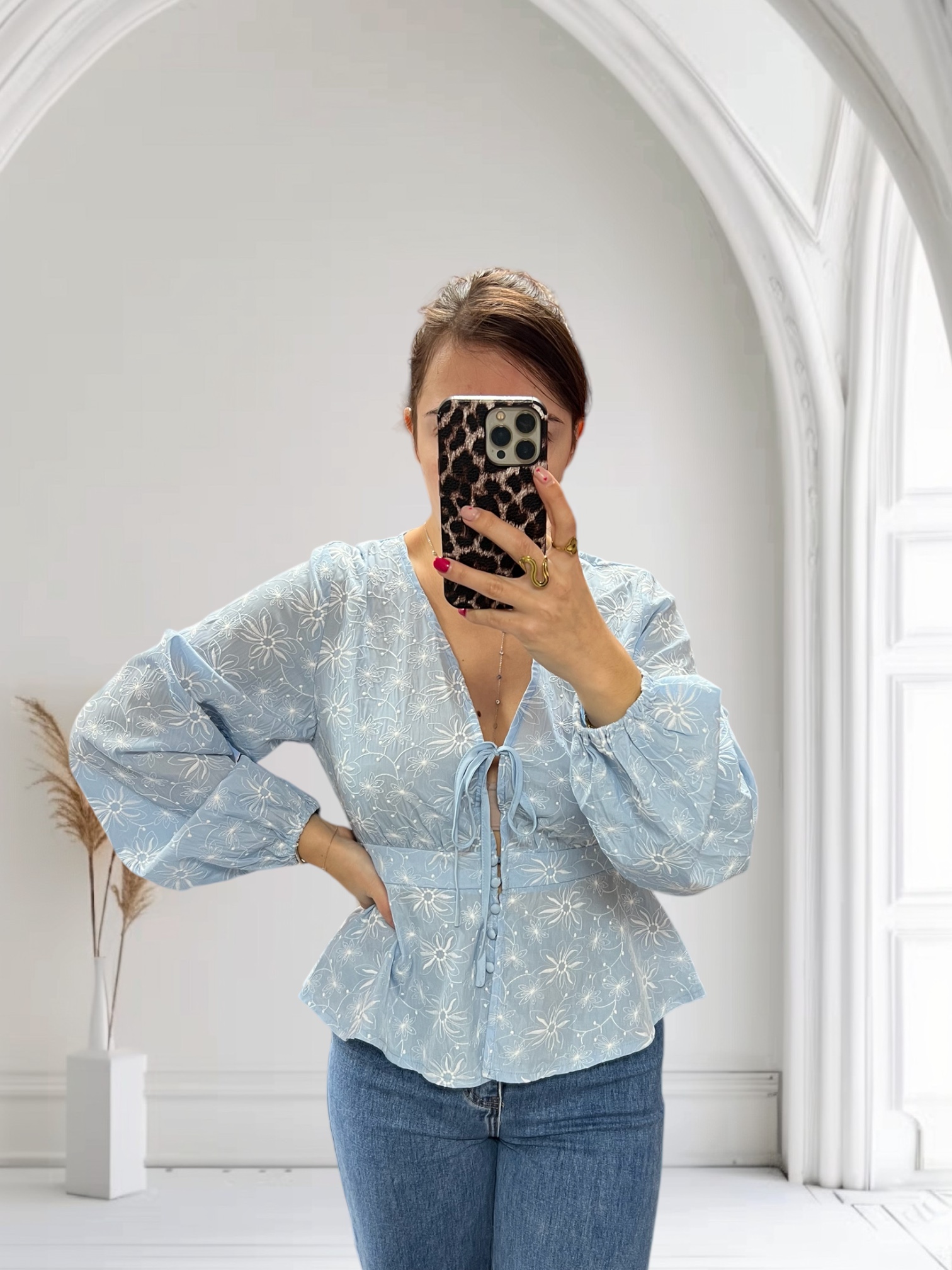 Blouse fleur 