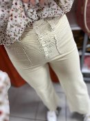 Pantalon velours beige 