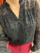 Blouse noir Pauline 