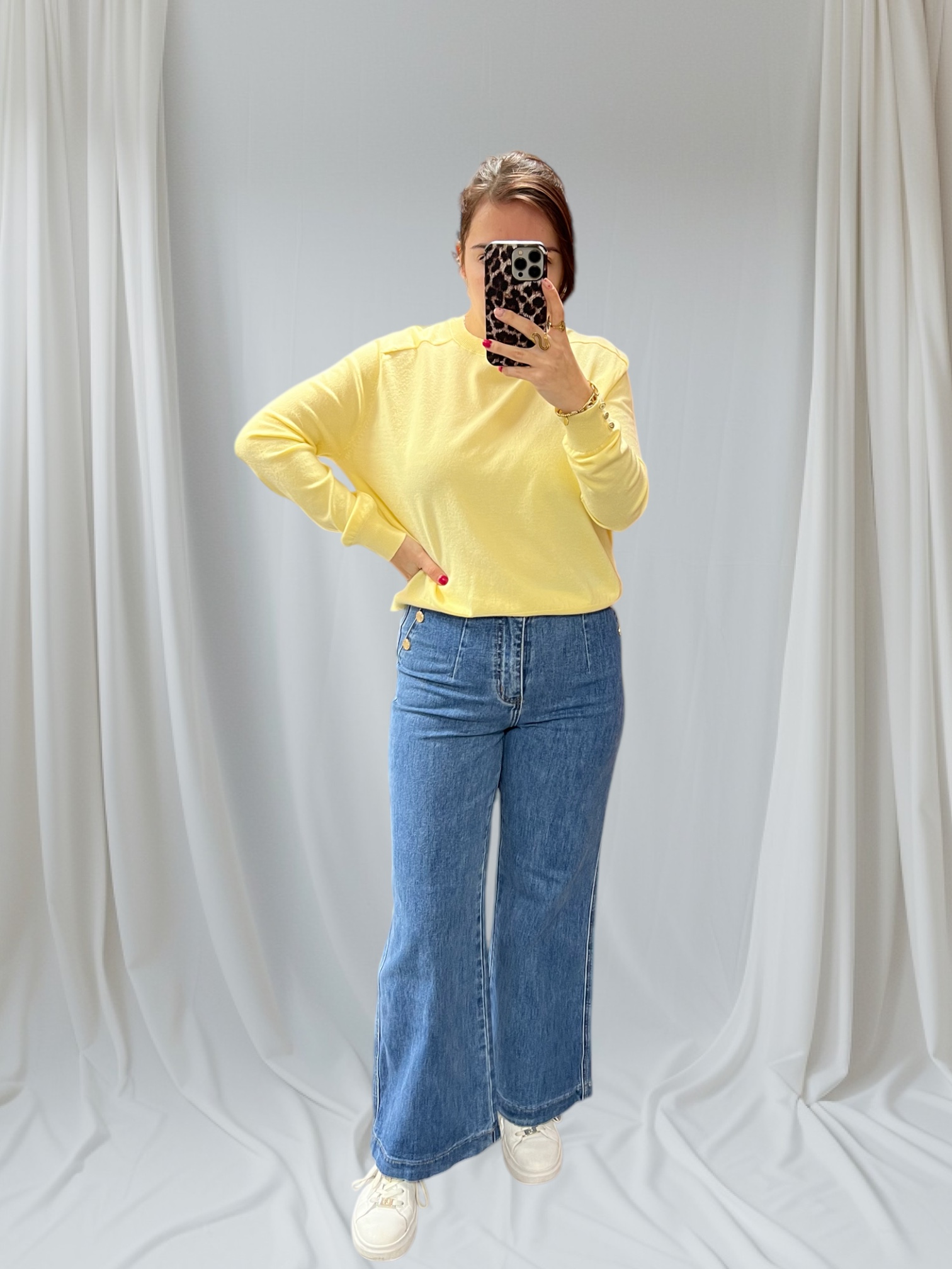 Jeans bouton Venise